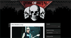 Desktop Screenshot of doseofmetal.com